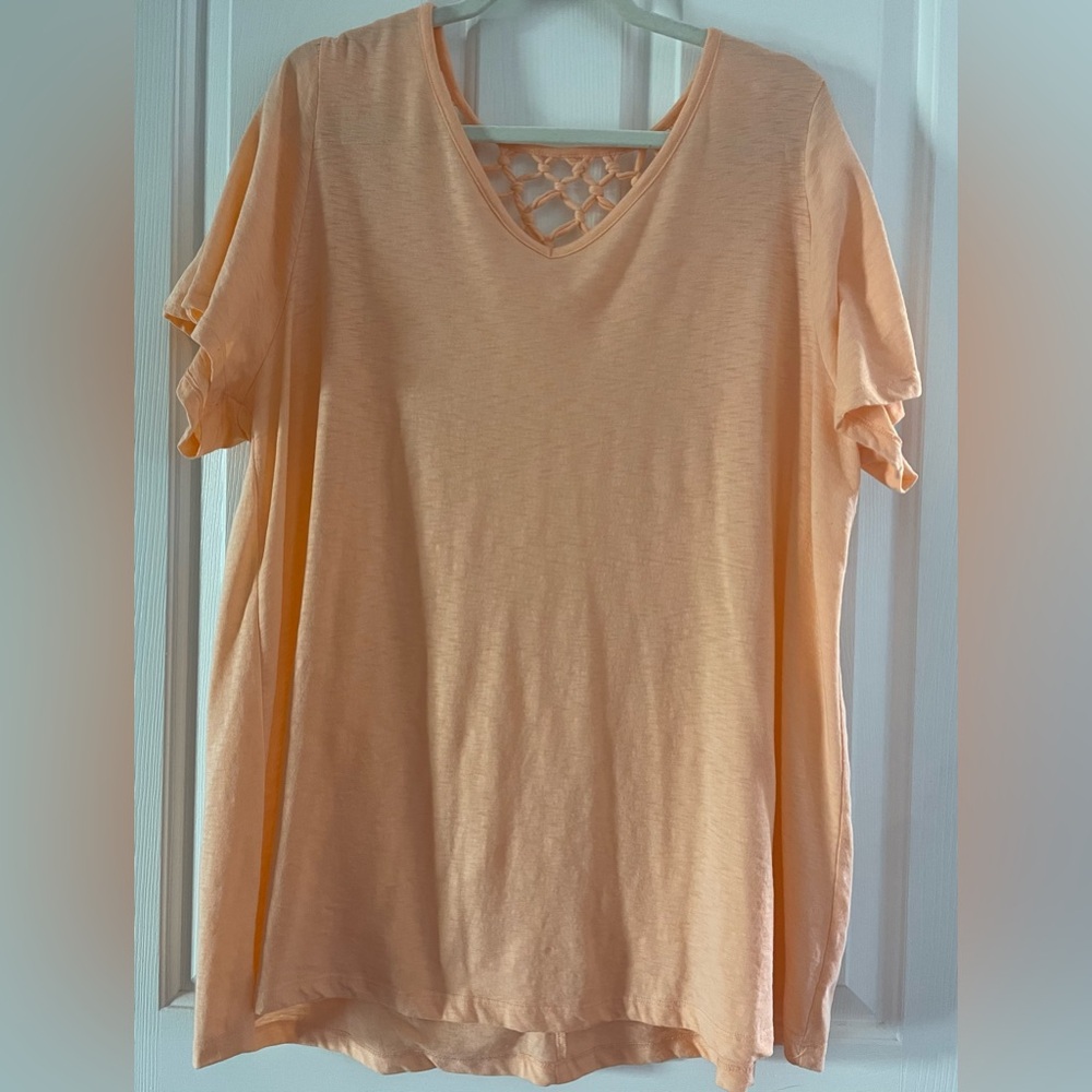 Lane Bryant  “Swing Tee” Peach SZ 18/20